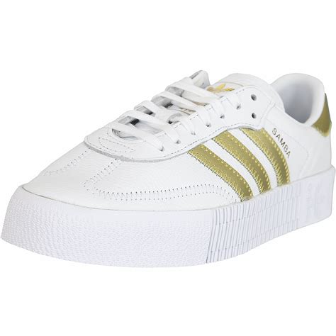 adidas schuhe weiß gold damen|sneaker adidas sleek.